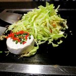 粉紋 - 鉄板の上で具材を切り刻んで炒める！(2016,02/13)