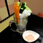 粉紋 - 野菜スティック(明太マヨディップ)！(2016,02/13)