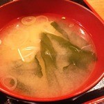 Izakaya Aji To Azabu Juuban - 味噌汁（ご飯も）替わり無料