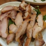 らーめん森や。 - 吊るし炭火焼き鶏チャーシュー(2016/2)