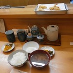 天婦羅 みやこし - 天麩羅定食、ありがたい。