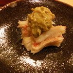 鮨 十兵衛 - 越前活ズワイガニとカニ味噌
      