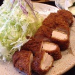 とんかつ桂 - ロースかつ定食1300円