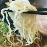 煮干らぁめん なかじま - ’１０・０７・１３ 麺のアップ