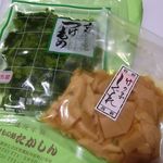 聖護院本舗　京つけもの　たかしん - 竹の子しぐれ(700円)・菜の花(500円)　2016.02.19