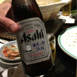 Kanzen Koshitsu Izakaya Juunikagetsu - 瓶ビールは家康くんラベル♪