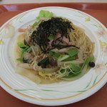 Kotomikafe - 【本日のスパゲティ】府中野菜の和風スパゲティ