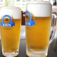 樽生ビール （キリン一番搾り） 中ジョッキ