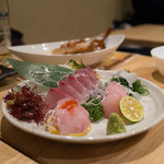 鎌倉 波平 - 刺身盛り合わせ