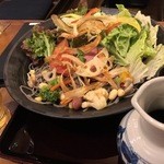 高田屋 仙台駅前店 - 彩り野菜のサラダそば（￥７５０）