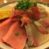 寿々家 岩槻本店 - ねぎとろお好み三色丼(まぐろ・かんぱち・平目)