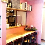 ビストロリュエル - カウンター席