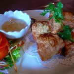 エビすり身の湯葉巻き