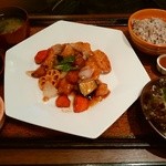 大戸屋 - タラの黒酢あん定食