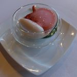 佛蘭西料理 名古屋 - イチゴとグレープフルーツのアイス