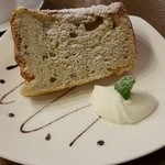 リトルフォートコーヒー - バナナシフォンケーキです（2016年1月）。