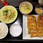 Senji Hyakumi - 焼き餃子定食（２０１６年２月）