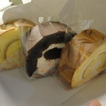 プレーン、チョコレート、スイートポテト