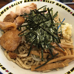 ラーメン☆ビリー - 油そば700円煮干し味ニンニクあり300g