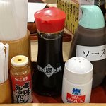 Tsukiji Shokudou Genchan - 築地食堂 源ちゃん アクアシティお台場店 卓上調味料類