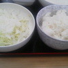 Meshinomidokoromampukushokudou - 料理写真:ごはんとサラダが食べ放題なのは嬉しいです。ごはん1合とサラダを追加しました