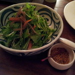 きんぴらと水菜のサラダ　993円