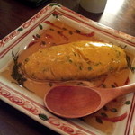 ピリ辛ベーコンオムレツ　1166円