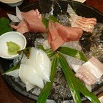 魚料理 ぎん - おつくり盛り合わせ