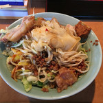 立川マシマシ ロイヤルスープ - 汁なし麺が餅は麺と餅のハーフ&ハーフ