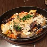 BISTRO DOUBLE - 白身魚のトマト煮込み　カスレ風