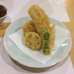 和処まるまさ　海鮮・旬彩料理 - 穴子の天ぷら