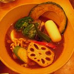 スープカリー ヒリヒリオオドオリ - ベジタヴォー９８０円