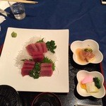 小紋 - 刺身定食
      マグロだけにしていただきました