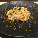 カーサ・デル・チーボ - 前菜 陸奥湾産 活ホタテのタルタル