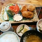 大浜丸 魚力 - おまかせフライ定食1299円