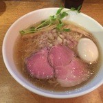 Mendo koro kenji - 味玉ラーメン塩大盛り