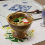 いわし屋 - 先付・湯葉豆腐