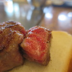 鉄板焼ステーキ 一ッ葉ミヤチク - 