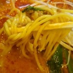 まえたん - 激辛特製担々麺800円  麺UP