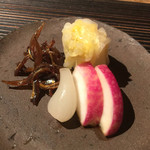 手打蕎麦 むとう - 香の物