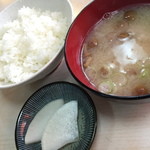 栄屋 - ランチのとんかつ定食（９８０円）２０１６年２月