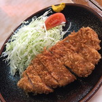 栄屋 - ランチのとんかつ定食（９８０円）２０１６年２月