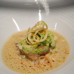 北海道産鮟鱇のポワソン