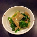 華 - 甘湯葉とほうれん草