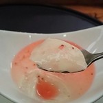 寿司割烹 魚紋 - デザート豆腐。リフト(^-^)/