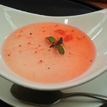 寿司割烹 魚紋 - ランチ デザート豆腐。
      