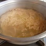 離の宴 - 牛タンしゃぶしゃぶのダシで作ったラーメン