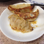 大福ラーメン - 焼き加減。