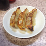 大福ラーメン - セットの餃子。