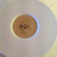 イタリア料理 Trattoria Mezzanino - 淡路島産玉ねぎを使用したポタージュ